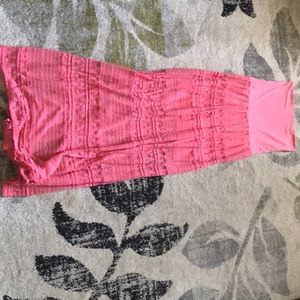 Pink maxi skirt/dress